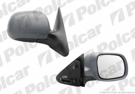 Дзеркало праве електричне Skoda Octavia / Tour 1996-2010 POLCAR 6920526M POLCAR 6920526M